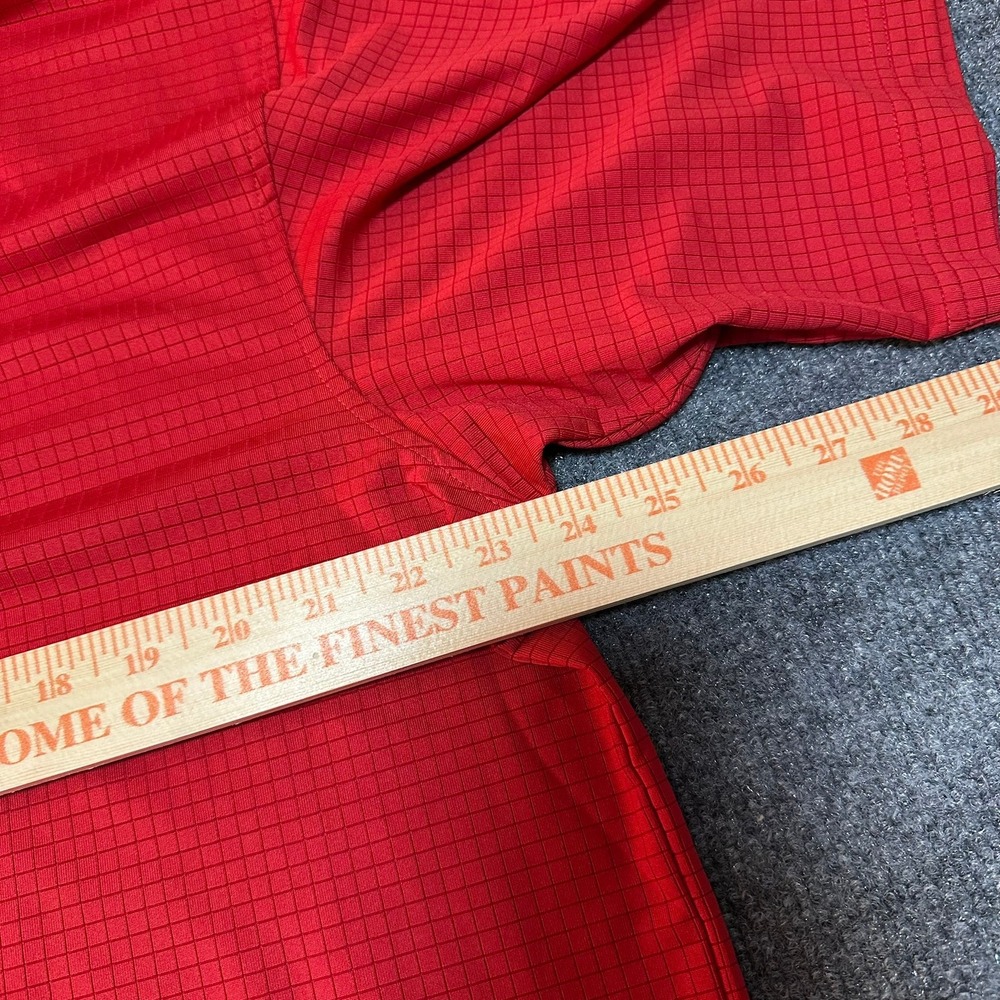 Antigua PGA South Florida Section Red Grid Golf Polo Mens Large Short Sleeve - Picture 7 of 7